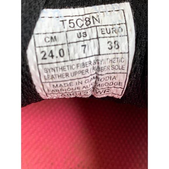 Asics Gel-Impression 8 Women's Running Shoes Black/Pink T5C8N Size 7 - Picture 7 of 8